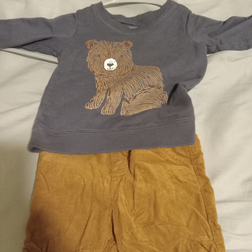 2 piece set carter baby boy size 12 m